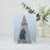 Hallgrimskirkja Church, Reykjavik, IJsland. Briefkaart (Staand voorkant)