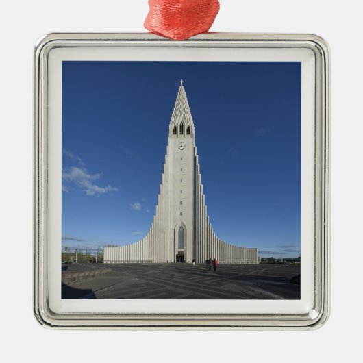 Hallgrímskirkja Metalen Ornament (Voorkant)