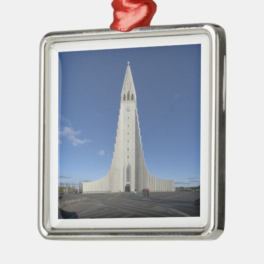 Hallgrímskirkja Metalen Ornament (Links)
