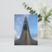 Hallgrímskirkja, Reykjavik, IJsland Briefkaart (Staand voorkant)
