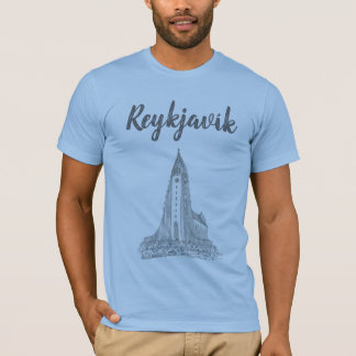 Hallgrímskirkja, Reykjavik, IJsland T-shirt