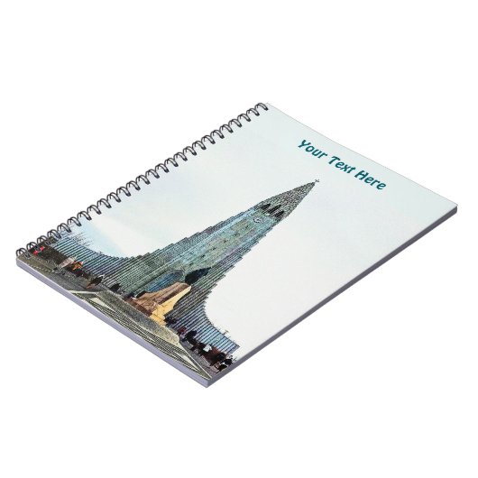 Hallgrímskirkja, Reykjavik Notitieboek (Linkerzijde)