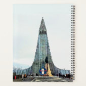 Hallgrímskirkja, Reykjavik Planner (Achterkant)