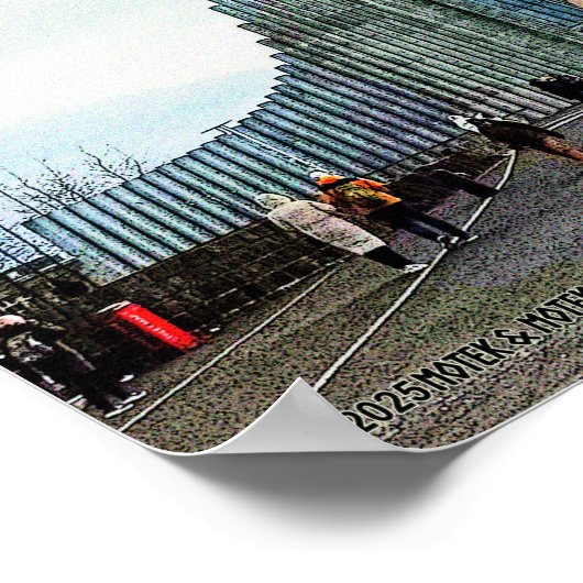 Hallgrímskirkja, Reykjavik Poster (Hoek)