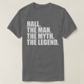 HallHall Achternaam Hall Achternaam Hall Achternaa T-shirt (Design voorkant)