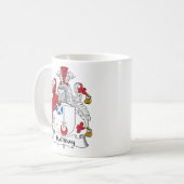 Halliday Family Crest Koffiemok (Voorkant links)