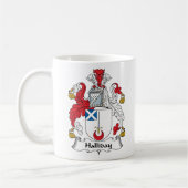 Halliday Family Crest Koffiemok (Links)