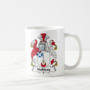 Halliday Family Crest Koffiemok