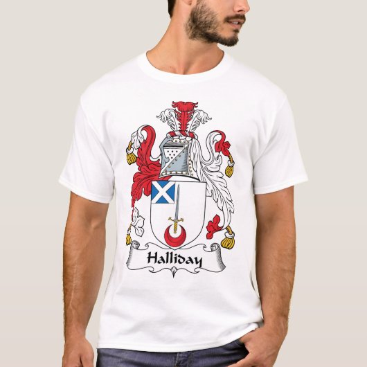 Halliday Family Crest T-shirt (Voorkant)