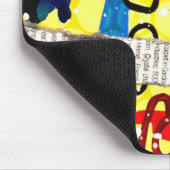 Hallie Engel Yellow Urban Mousepad Muismat (Hoek)