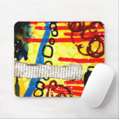 Hallie Engel Yellow Urban Mousepad Muismat (Met muis)