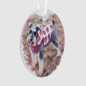 Hallie's Ornament, Mini Schauzer Ornament (voorkant)