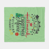 Hallmark kerstfilm Fleece Blanket Deken (Voorkant (Horizontaal))
