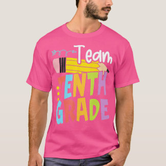 hallo 10e klas Fijne eerste dag van de school teru T-shirt