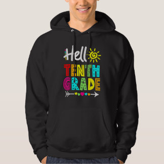 hallo 10e klas Fun Terug naar schoolleraar Hoodie