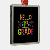 hallo 1e graad metalen ornament (Rechts)