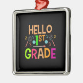 hallo 1e graad metalen ornament (Links)