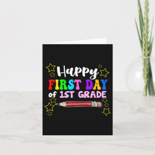 Hallo 1e klas 2034 Gelukkige eerste dag van het ee Kaart