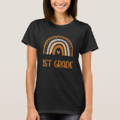 Hallo 1e klas Rainbow First Grade Rainbow Teach T-shirt (Voorkant)