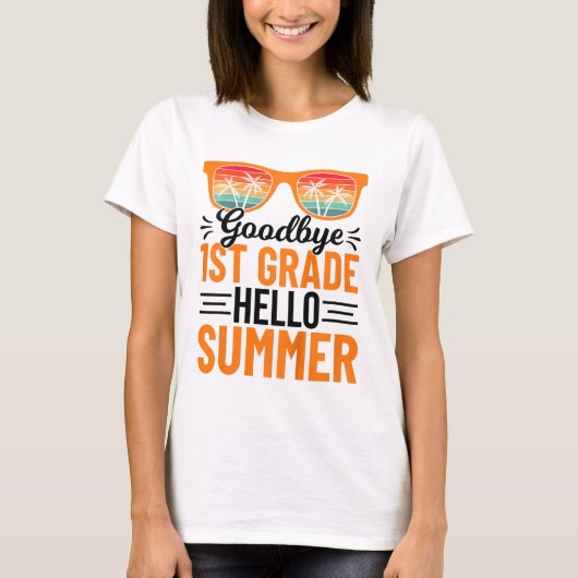 hallo 1e klas t-shirt (Voorkant)