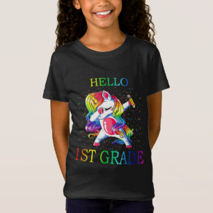 hallo 1ste graad Unicorn T-shirt