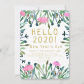 hallo 2020 Nieuwjaar Kaart (Voorkant)