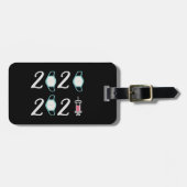 hallo 2021 Afscheid 2020 - Het is eindelijk voorbi Bagagelabel (Voorkant horizontaal)