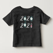 hallo 2021 Afscheid 2020 - Het is eindelijk voorbi Kinder Shirts (Voorkant)