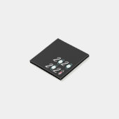 hallo 2021 Afscheid 2020 - Het is eindelijk voorbi Post-it® Notes (Schuin)