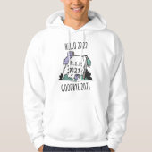 hallo 2022 Afscheid 2021 Rest in Vrede 2022 Hoodie (Voorkant)
