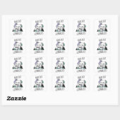 hallo 2022 Afscheid 2021 Rest in Vrede 2022 Vierkante Sticker (Vel)