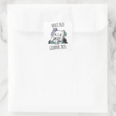 hallo 2022 Afscheid 2021 Rest in Vrede 2022 Vierkante Sticker (Tas)