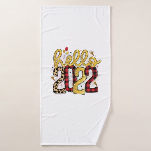 hallo 2022 badhanddoek (Badhanddoek)