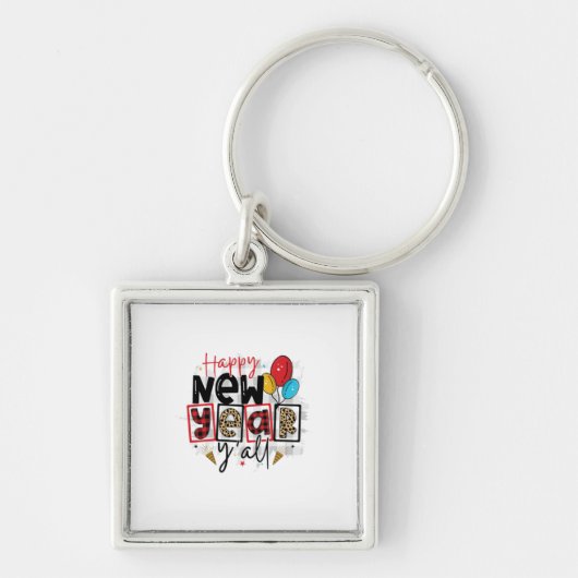 hallo 2022 Gelukkig nieuwjaar Sleutelhanger (Voorkant)