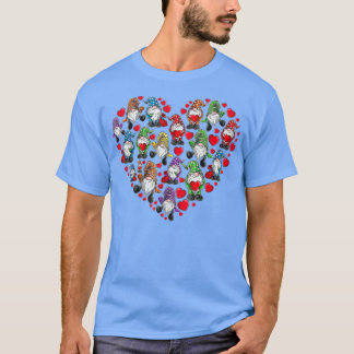 hallo 2022 Gnomen Heart-kerstValentijnsdag T-shirt