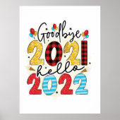 hallo 2022 Goede dag 2021 Poster (Voorkant)
