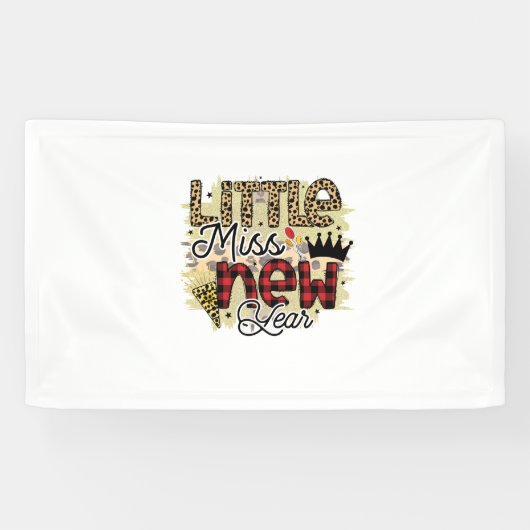 hallo 2022 Miss New Year Spandoek (Horizontaal)
