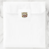 hallo 2022 Miss New Year Vierkante Sticker (Tas)