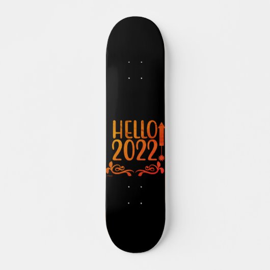 hallo 2022 persoonlijk skateboard (Voorkant)
