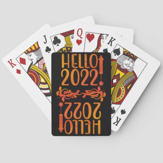 hallo 2022 pokerkaarten (Achterkant)