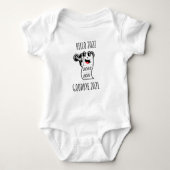 hallo 2022 Vaarwel 2021 toiletpapier Romper (Voorkant)