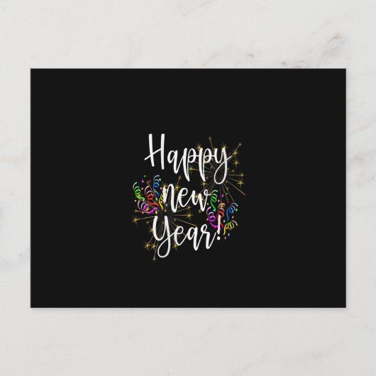 Hallo 2023 Gelukkig nieuwjaar 2023 Briefkaart (Voorkant)