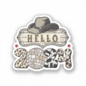Hallo 2024 Western Sticker (Voorkant)