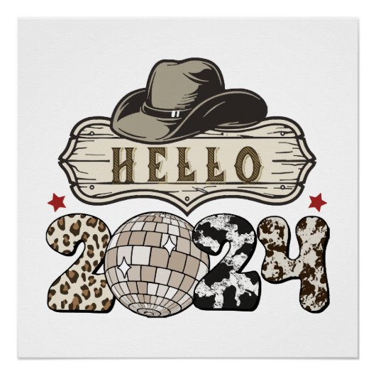 Hallo 2024 Westers Perfect Poster (Voorkant)