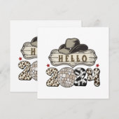 Hallo 2024 Westerse Kaart (Voorkant / Achterkant)