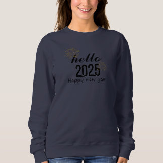 Hallo 2025 Gelukkig Nieuwjaar Trui