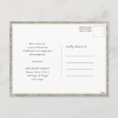 Hallo 2025 Gold Glitter Feestelijk Vuurwerk Nieuwj Feestdagenkaart (Achterkant)