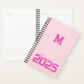Hallo 2025 Monogramed Roze Planner (Display)