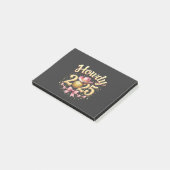 Hallo 2025 Oud en Nieuw Cowboy Westers Post-it® Notes (Schuin)
