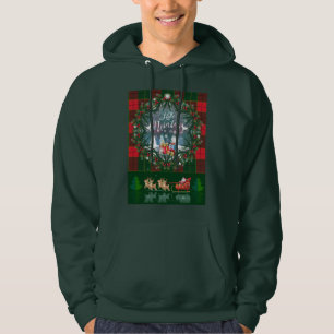 hallo 2025 Wintervakantie Schotland Patroon Hoodie